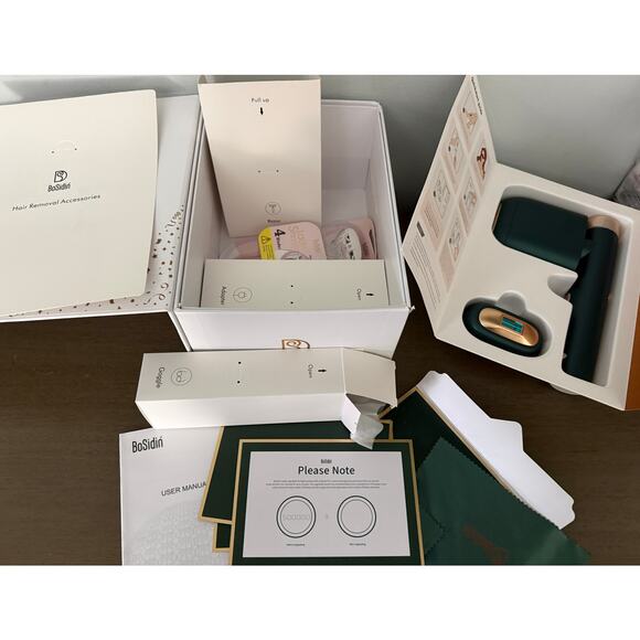 BoSidin IPL Laser Hair Removal Kit Ice-Cooling 6+1 Modes Face SR Rejuvenation